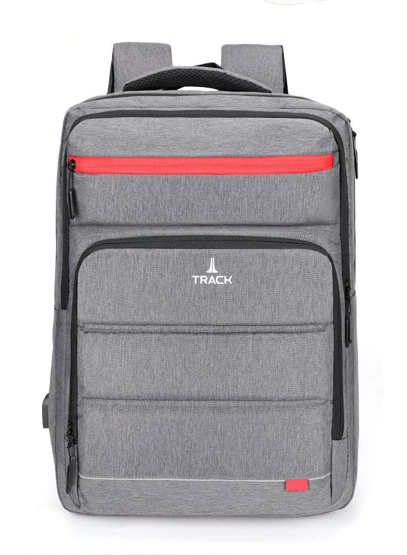 Track Premium Multi-Pocket School Backpack for High Storage, 18 Inch - Image 2