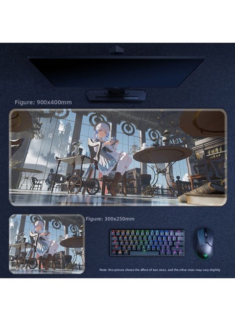 Shen Li Ling Hua Mouse Pad Keyboard Pad Student Office Game-Color:800x300x3mm-Pattern:Ayanhua 124 In God