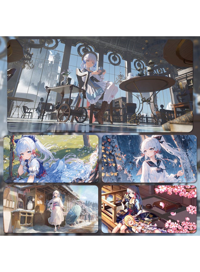 Shen Li Ling Hua Mouse Pad Keyboard Pad Student Office Game-Color:800x300x3mm-Pattern:Ayanhua 124 In God