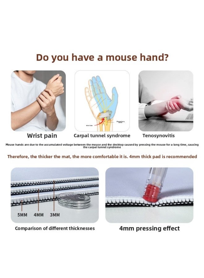 Shen Li Ling Hua Mouse Pad Keyboard Pad Student Office Game-Color:800x300x3mm-Pattern:Ayanhua 124 In God