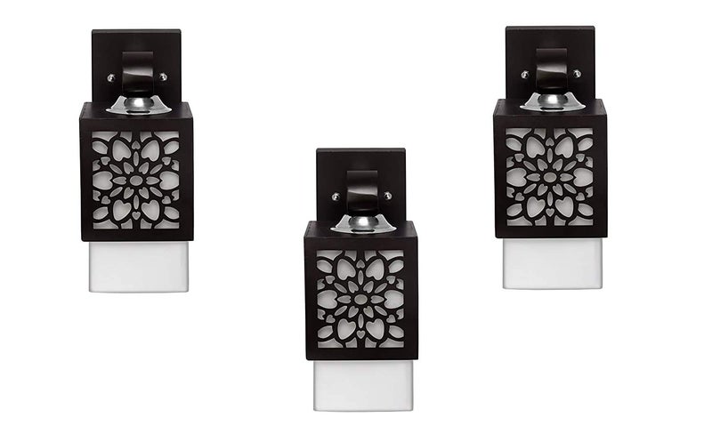 WHITERAY Wooden Wall Lights/Wall Light for Living Room Modern/Wall Lamps for Bedroom/for Living Room/Wall Lights for Home Decoration/Bedside Wall lamp (WL Star (Pack of 1)) (WL Star (Pack of 3)) - Image 3