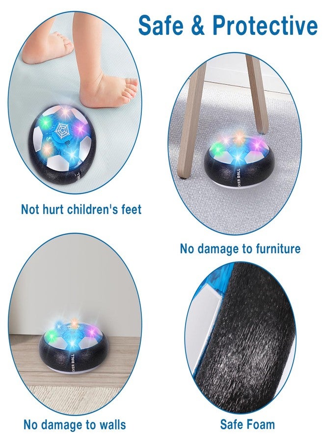 OurHonor Hover Soccer Balls, 2 in1 Hover Football Toy Set with LED Star Night Light USB Rechargeable Bumper Sports Games Gift for Boys Age 6 7 8 9 10 11 12 Christmas Birthday Party Present - Image 3
