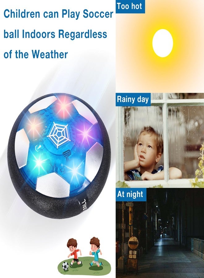 OurHonor Hover Soccer Balls, 2 in1 Hover Football Toy Set with LED Star Night Light USB Rechargeable Bumper Sports Games Gift for Boys Age 6 7 8 9 10 11 12 Christmas Birthday Party Present - Image 4