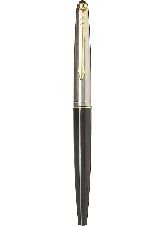 PARKER Galaxy Standard Gold Trim Roller Ball Pen Black - Image 2