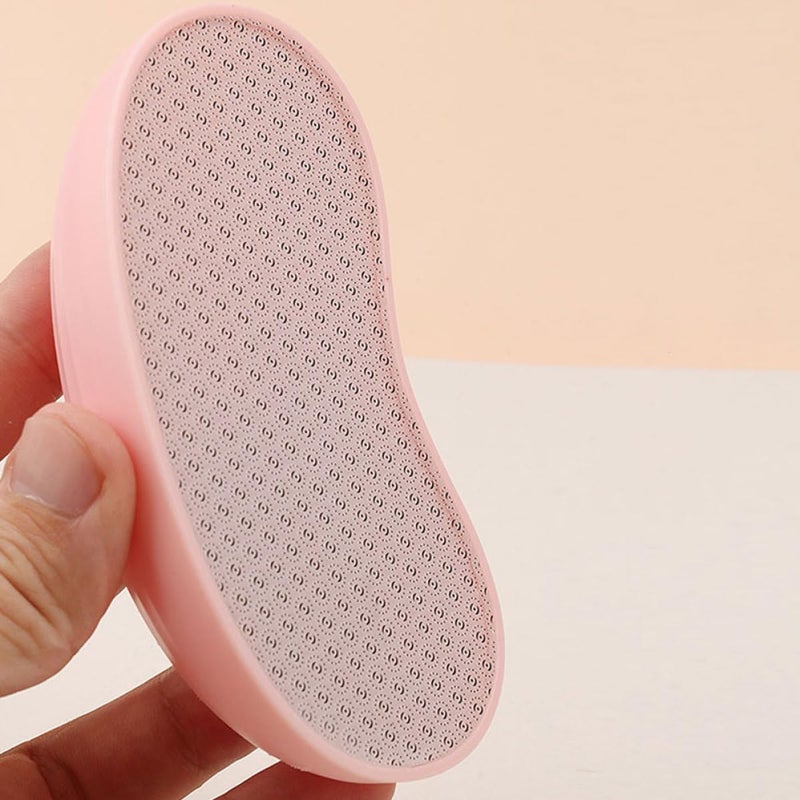 Exfoliating Foot Scrubber and Callus Remover Foot File for Heels Nano Pumice Stone with Soft Pink Handle for Dead Skin Removal and Cracked Heel Treatment - Image 5