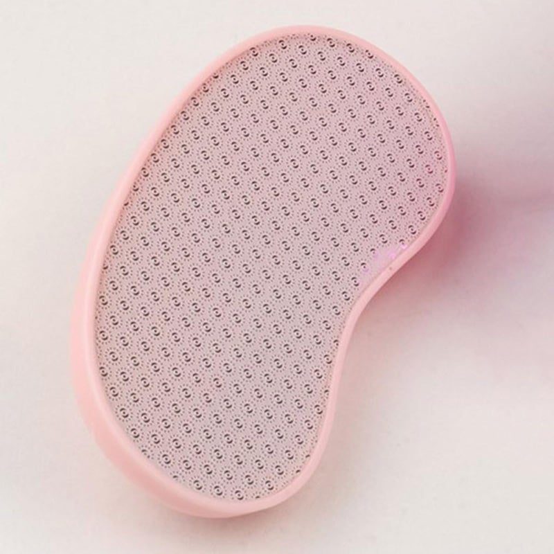 Exfoliating Foot Scrubber and Callus Remover Foot File for Heels Nano Pumice Stone with Soft Pink Handle for Dead Skin Removal and Cracked Heel Treatment - Image 4