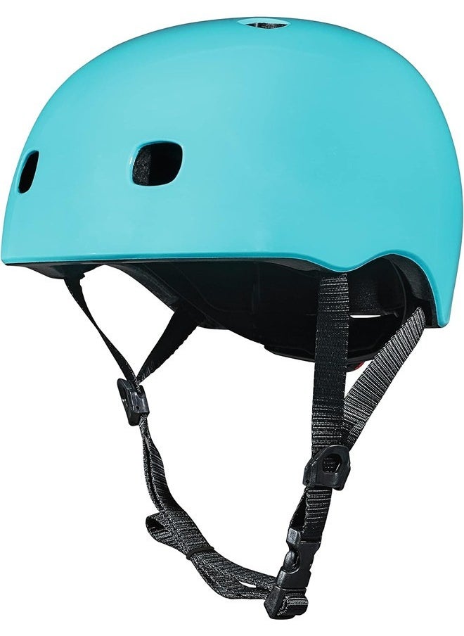 Micro Micro Mint PC Kids Helmet (Medium) | Kids Helmet | Kick Scooter Helmets | Sports Helmet for Kids | Helmet with Adjustable Straps | Riding Kids Helmet | Kids Safety | Helmet for Kids  - Image 1