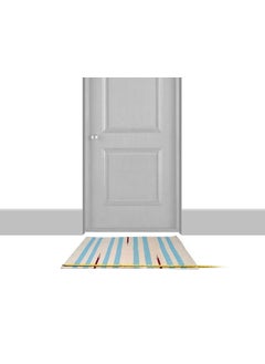 H2H H2H House2Home Cotton Door Mat, Traditional Kilim Design, 2Pc.Combo | Solid Shade - Multicolored, Size (60x90cm) - Side Binding  - Image 1