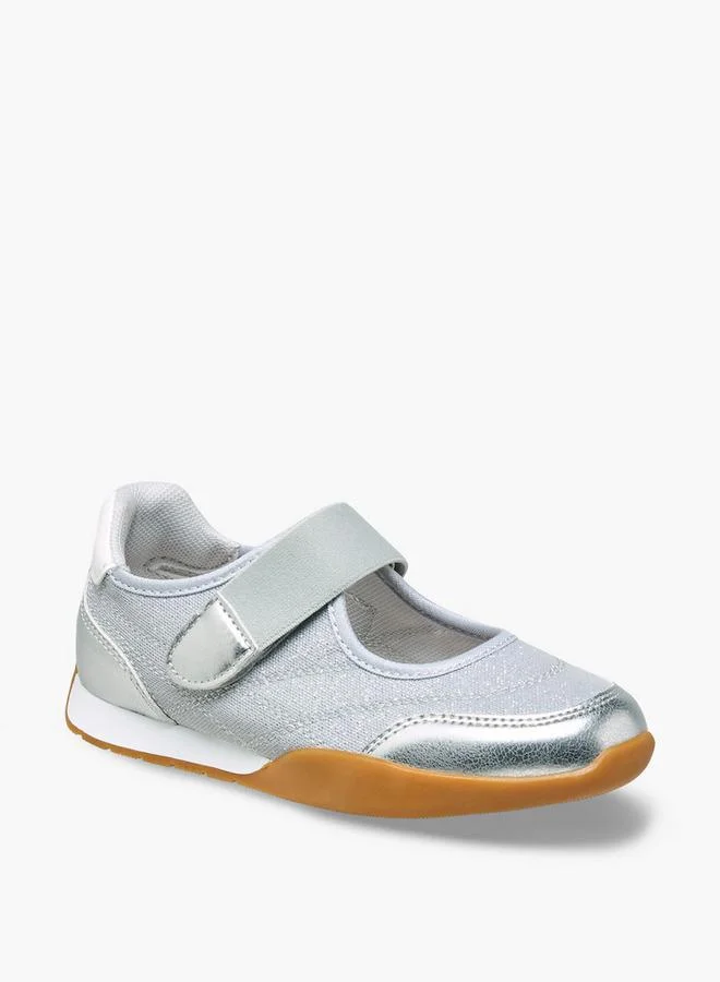 ليتل ميسي Girls Hook & Loop School Sneakers