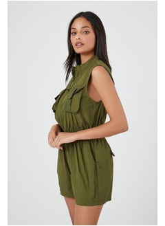 Sleeveless Zip-Up Cargo Romper jumpsuit - pzsku/Z16E7FA901EFEE2FE1010Z/45/_/1701871668/95cb6169-3690-4e76-818c-003c5e0093dd