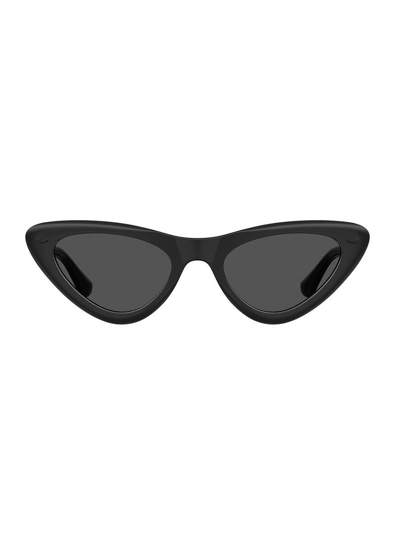 xozgdovg - Women's UV Protection Cat Eye Sunglasses - Pipa Black 53 - Lens Size: 53 Mm - Image 1