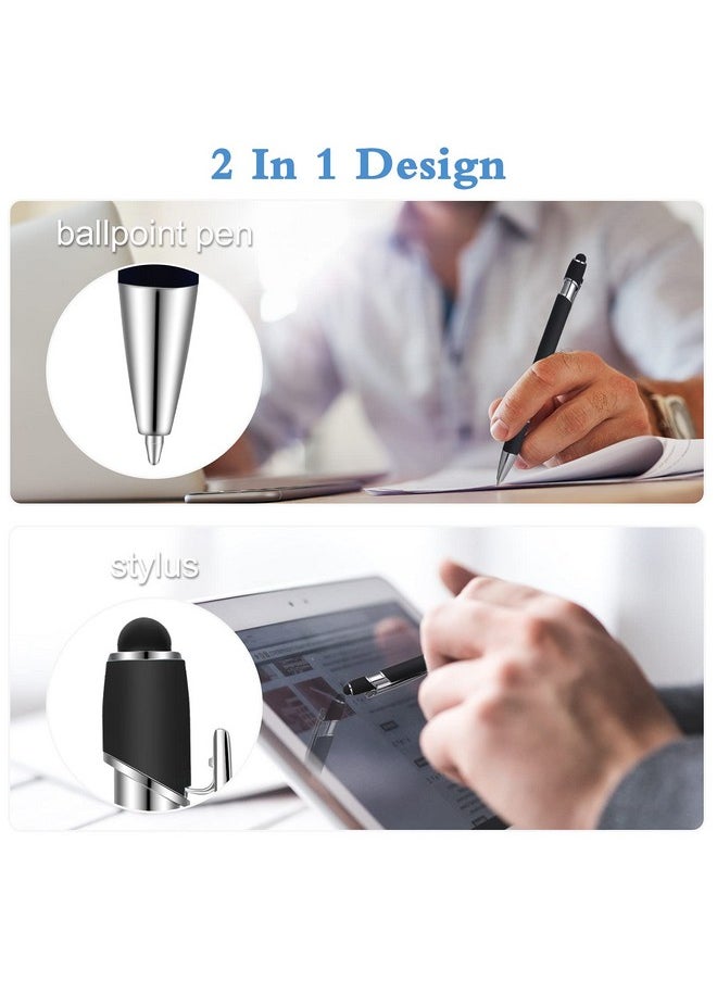 12 Pieces Ballpoint Pen With Stylus Tip, 1.0 Mm Black Ink Metal Pen Stylus Pen For Touch Screens, 2 In 1 Stylus Ballpoint Pen (Black) - pzsku/Z16E8089019C4A40A082FZ/45/_/1731926474/2985cfb0-89ba-435b-92a3-c72ae9e4bbb0