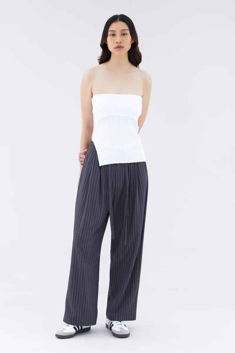 ذا اديتورز ماركت Lunyere Rib Knit Tube Top
