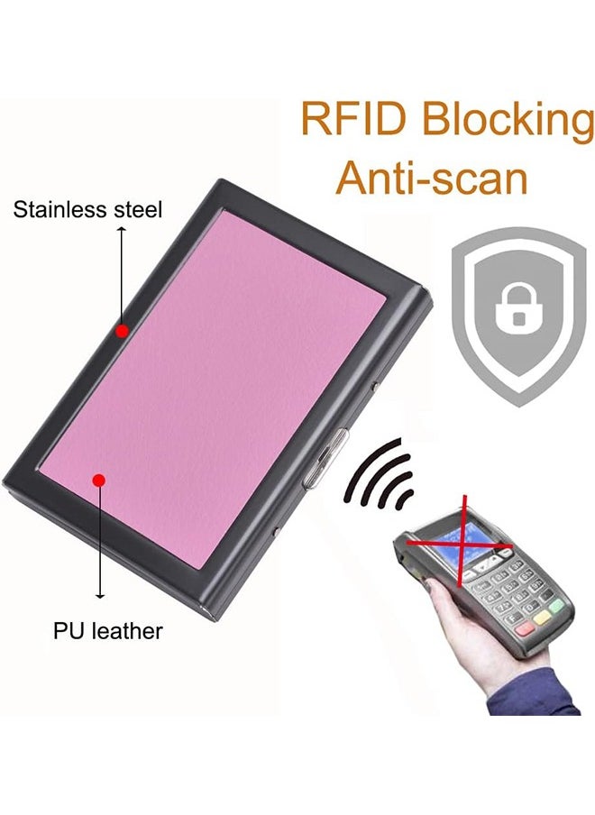 صندوق بطاقات جلدي على الوجهين ، حامل بطاقة من الفولاذ المقاوم للصدأ ، صندوق بطاقة ائتمان ، حامل بطاقة ائتمان حامل بطاقة معدنية ضئيلة حاملي بطاقات العمل حقيبة بطاقة صغيرة للرجال والنساء - pzsku/Z16E81D29C54218B96B34Z/45/_/1724230915/1faa076d-c929-491b-8a2a-b89301c63a93