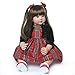 ZIYIUI Reborn Baby Doll 24inch 60cm Soft Silicone Vinyl Real Life Baby Doll Magnetic Mouth Reborn Toddler Girls Gift Set for Ages 3 - Image 3