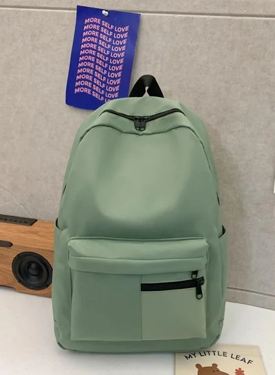 تايك تو شنطة ظهر سادة بسحاب للإغلاق