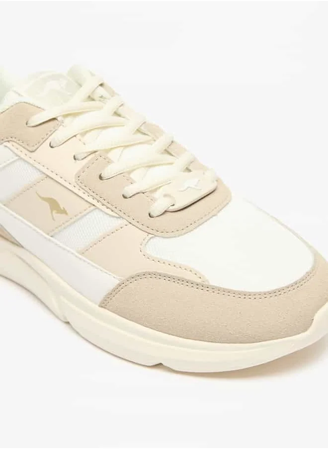 kangaROOS KangaROOS Men's Panelled Sports Shoes with Lace-Up Closure