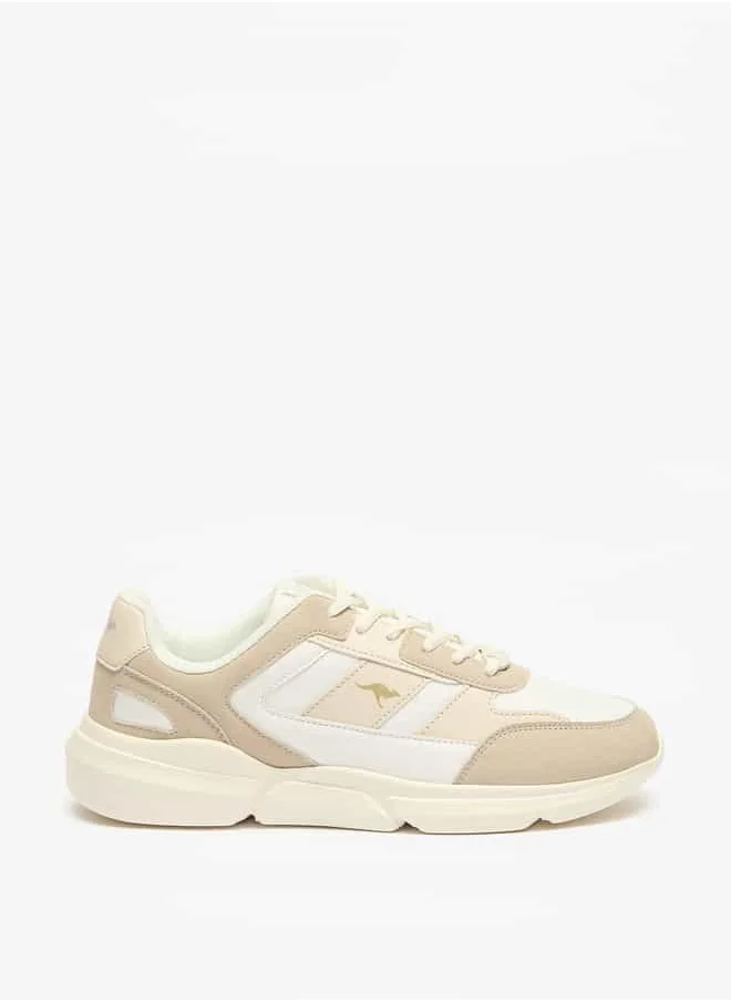 kangaROOS KangaROOS Men's Panelled Sports Shoes with Lace-Up Closure