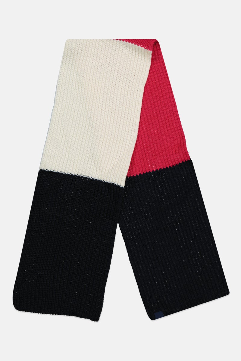 NAUTICA Women Colorblock Scarves 122 x 20 cm, Pink - Image 1