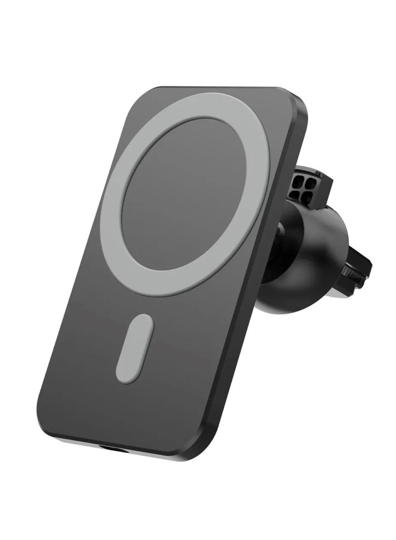Huitich 15W Magnetic Wireless Mobile Charger Air Vent Car Holder - Image 1