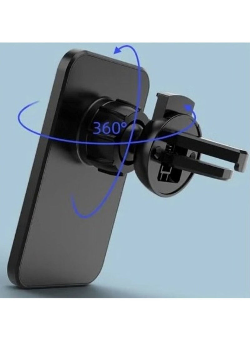 Huitich 15W Magnetic Wireless Mobile Charger Air Vent Car Holder - Image 5