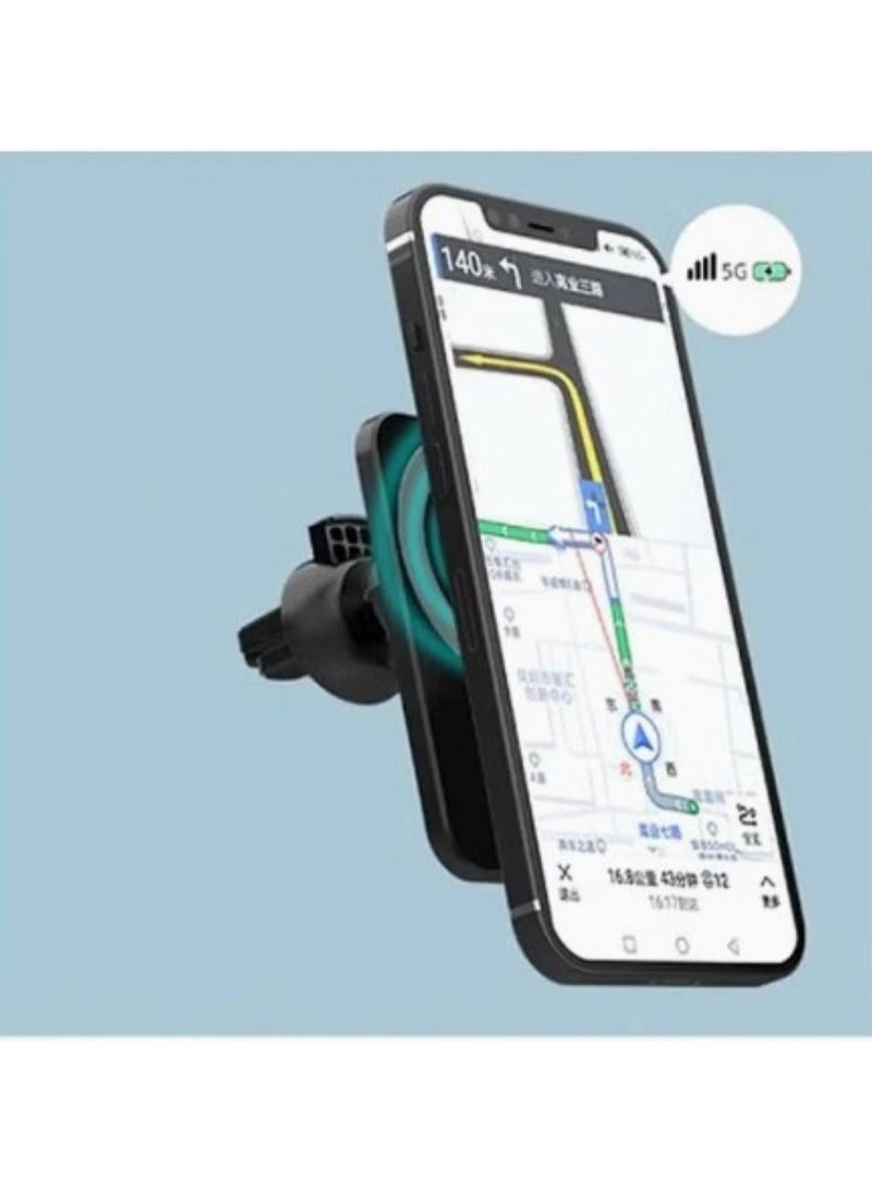 Huitich 15W Magnetic Wireless Mobile Charger Air Vent Car Holder - Image 4