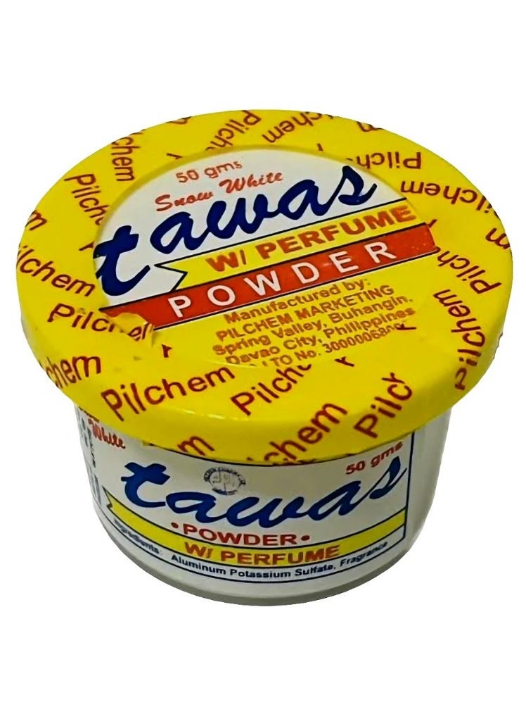Snow White Tawas Powder with Perfume 50g - Image 2