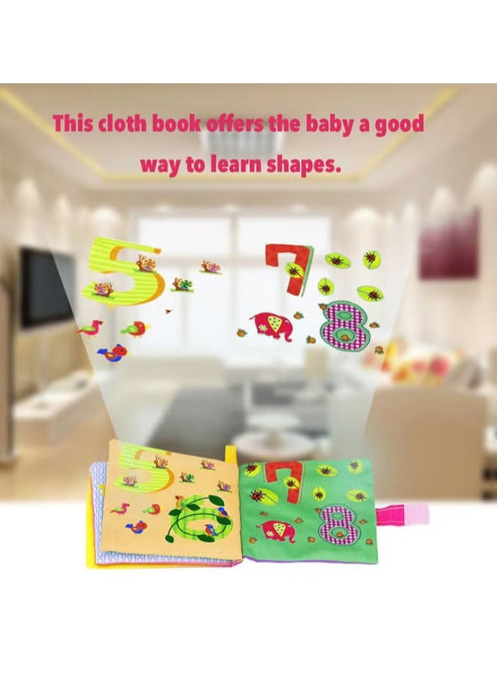 Set of 4 eco-friendly fabric books, specially sized for children.  - Image 5