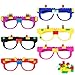 Lemicin 6 Pcs DIY Building Bricks Glasses Building Blocks Games for Kids Birthday Party Favors Supplies Boys Girls Carnival Party Games Decor - Image 2