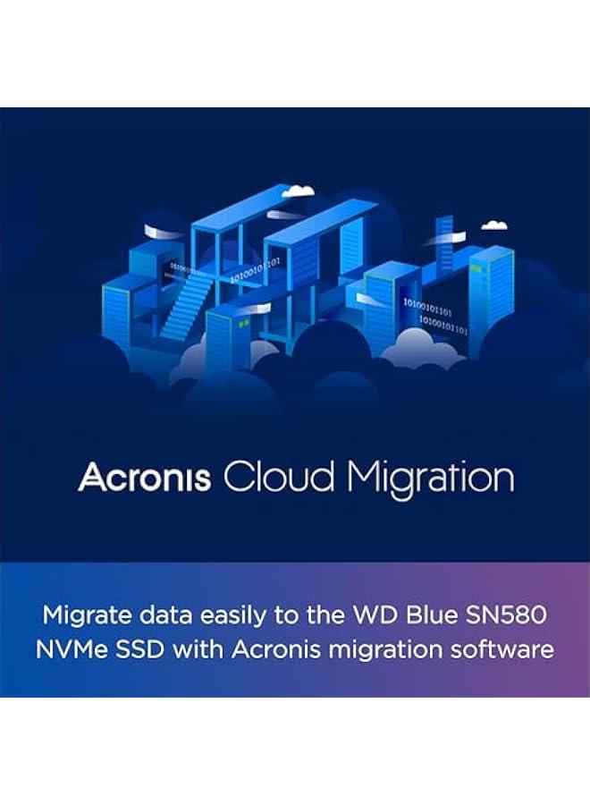 Arabest 1TB WD Blue SN580 NVMe Internal Solid State Drive SSD - Gen4 x4 PCIe 16Gb/s, M.2 2280, Up to 4,150 MB/s - WDS100T3B0E --> 1TB WD Blue SN580 NVMe Internal SSD - Gen4 x4 PCIe 16Gb/s, M.2 2280, Max Spe  - Image 4