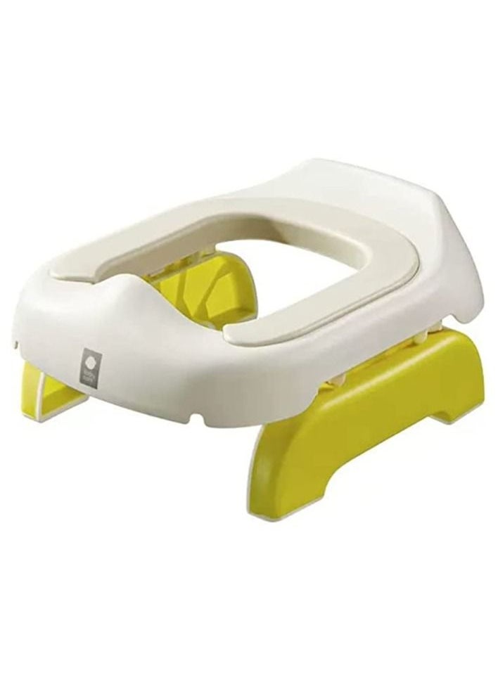 Be a better mom - Portable Potty Seat for Kids Travel 2 in 1 Potty for Travel Foldable Training Toilet Chair for Toddler Potty Training Toilet for Outdoor and Indoor Easy to Clean Yellow - Image 1