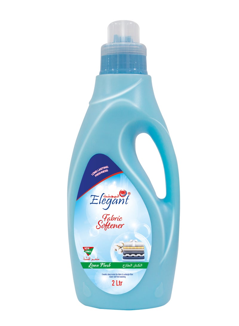 Elegant منعم الأقمشة لينين فريش سعة 2 لتر، يمنحك انتعاشًا يدوم طويلًا  - Image 1