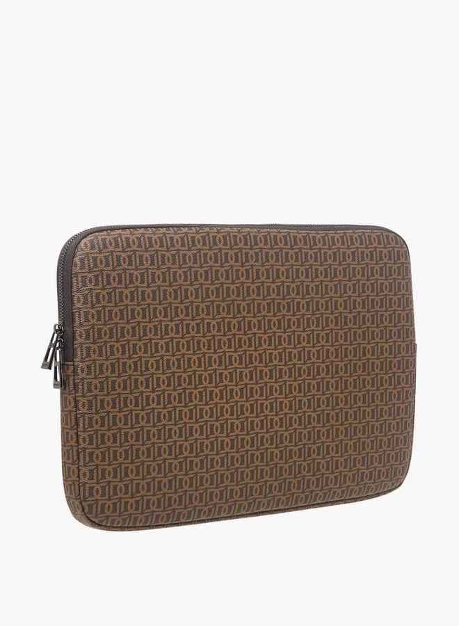 دوتشيني Men Monongram Print Laptop Case