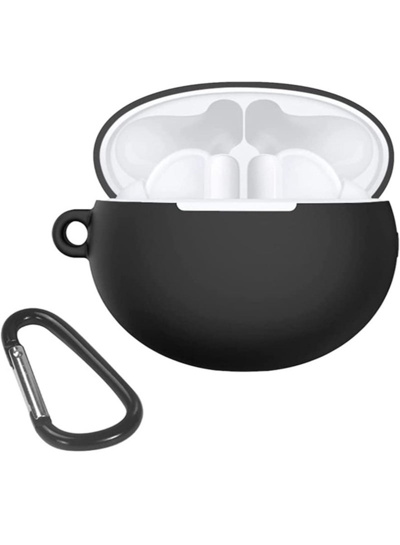 ELTRAZONE "Premium Soft Thin Anti-Slip Silicone Cover for Huawei Freebuds 4i - Enhanced Protection and Grip for Your Earbuds (Black)" - Image 1