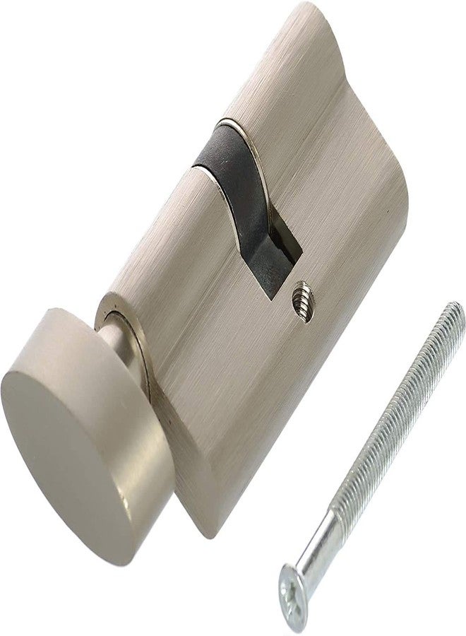 Crust Premium Brass Made Mortise Cylinder Lock 60 mm with 3 Keys (one Side Key and Knob) - Image 4