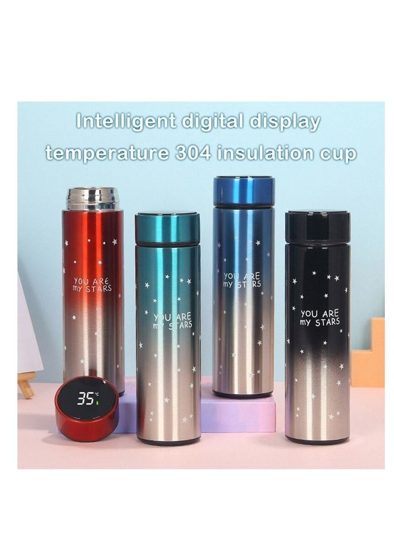 Spaceshoop - 500ML Smart Thermos Stainless Steel Water Bottle Led Digital Temperature Display Coffee Thermal Mugs Intelligent Insulation Cups - Image 1