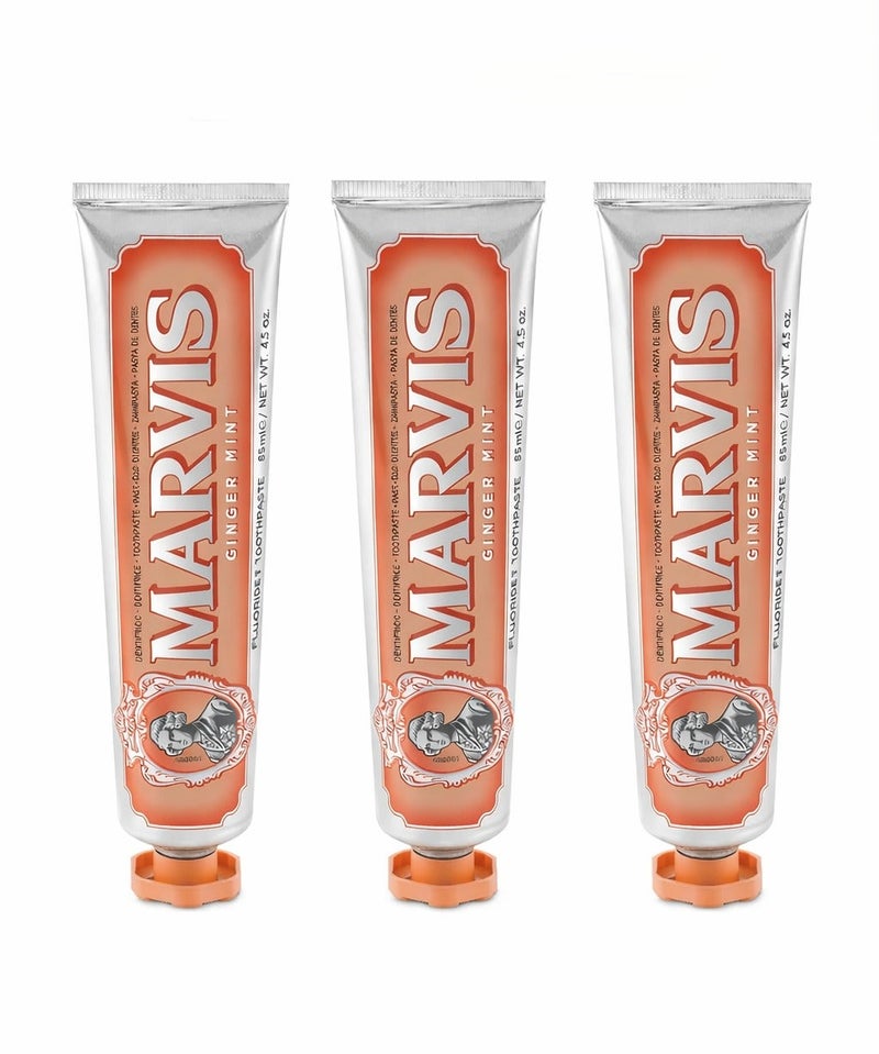 Marvis Pack of 3 Ginger Mint Toothpaste 85ml