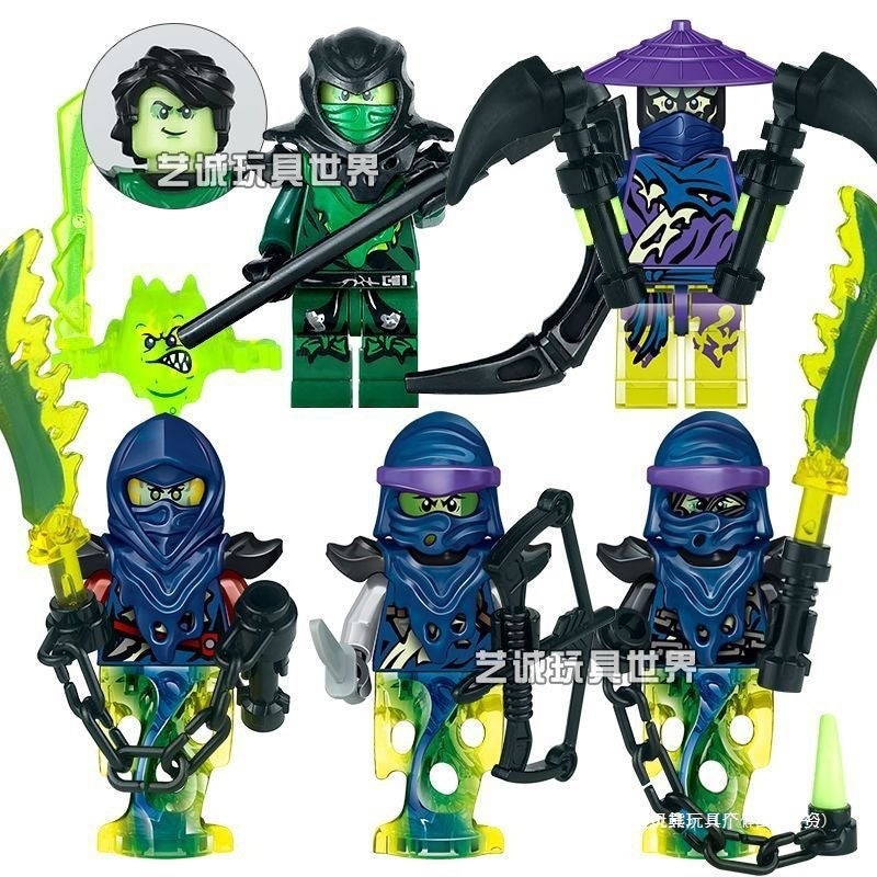 Wind Season Ninjago Compatible Building Blocks Figures Set with Rare Villains and Ghosts - Image 1