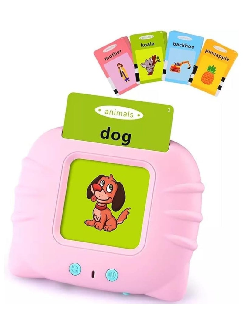 Generic - 112 Talking Flash Cards Learning Reading Cards for Kids Arabic and English Words with Speak English and Arabic Words for Preschool Electronic Flash Cards for Early Reading, 224 Sounds USB Rechargeable Learning Device, 112 Cards - Educational Card Reading Game for Kids - Flash Cards for Early Language Learning, Fun Learning Device for Toddlers Ages 1-6, Rechargeable Device - Learning Reading Games with Talking Flash Cards English Word Learning Device for Little Boys and Girls, Reading Machine and 112 Spelling Cards for Preschoolers Ages 2-8 - Suitable Gift for Toddlers Girls and Boys - Image 1