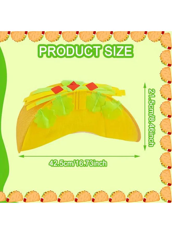 Taco Hat Mexican Party Sombrero Costume Accessory for Cinco de Mayo Halloween Christmas - Image 4