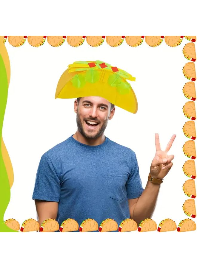 Taco Hat Mexican Party Sombrero Costume Accessory for Cinco de Mayo Halloween Christmas - Image 5