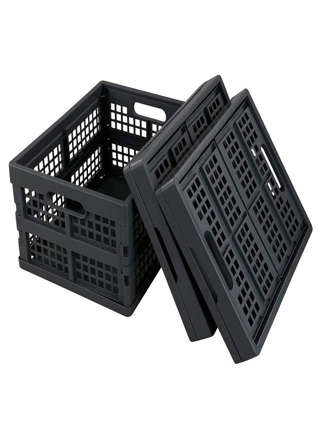 AnnkkyUS 3-pack Folding Crate Storage, 15 Liters Plastic Collapsible Crate - Image 1