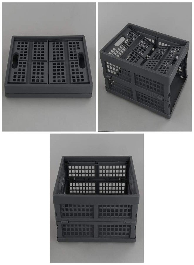 AnnkkyUS 3-pack Folding Crate Storage, 15 Liters Plastic Collapsible Crate - Image 3