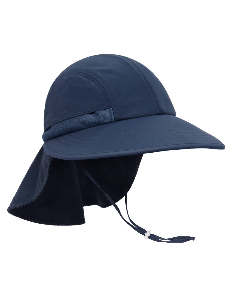 Camptrace Toddler Kids Sun Hats with Neck Flap UPF 50+ UV Protection Wide Rigid Brim Boys Girls Beach Swim Sunhat - Image 1