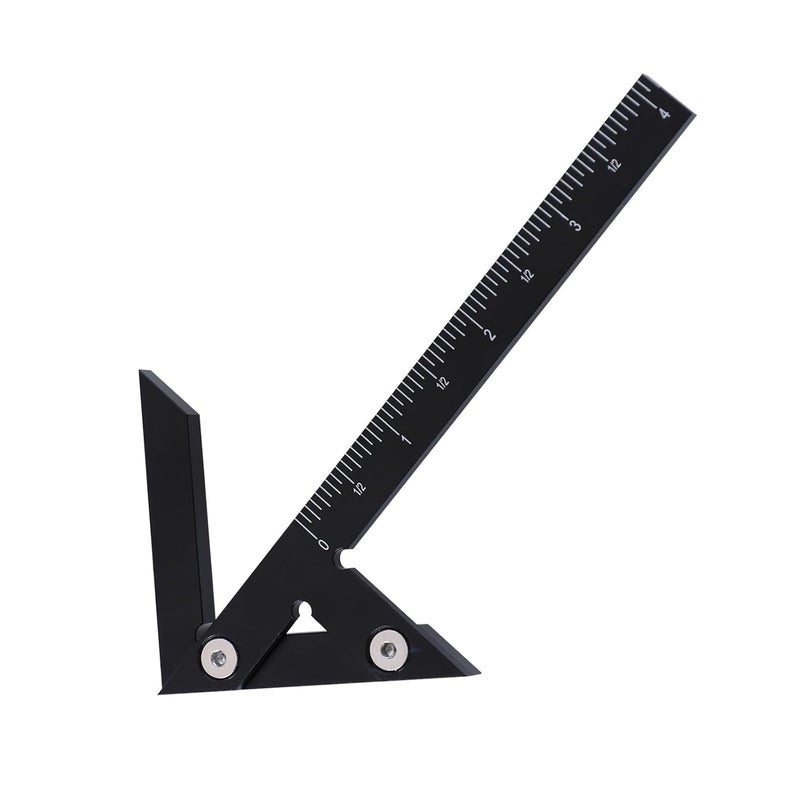 Professional Woodworking Center Locator 90 Degree Angle Gauge Erosion Resistant Aluminum Measuring Tool - Image 2