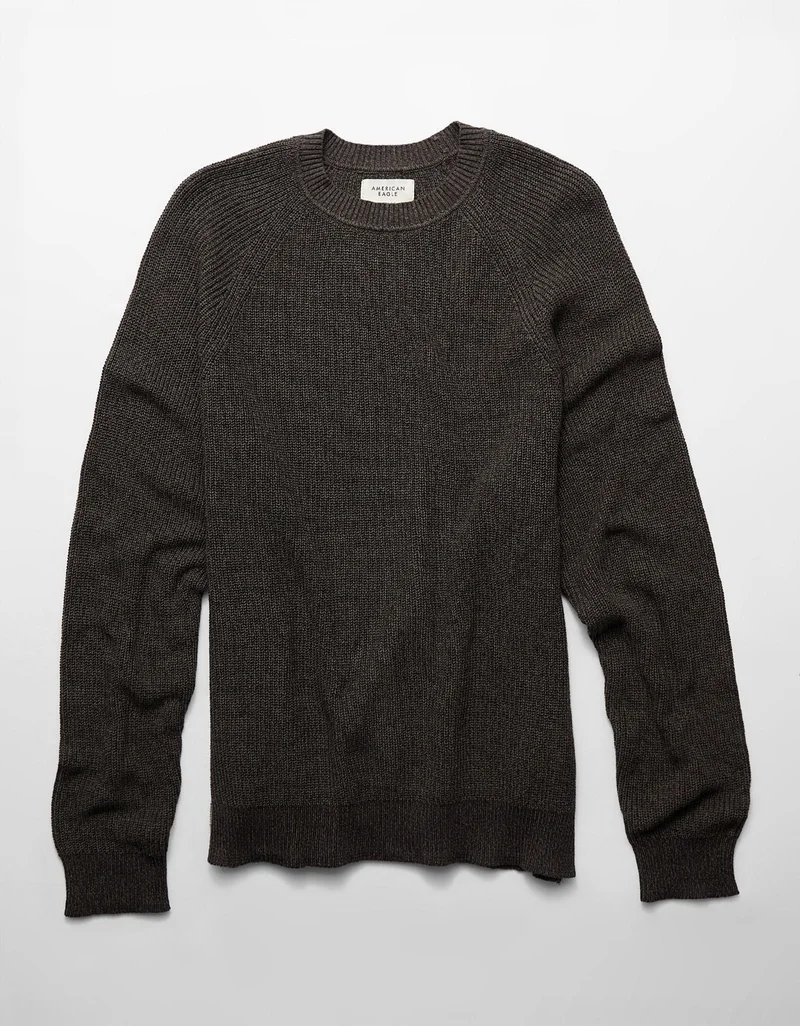 American Eagle  AE Shaker Stitch Sweater  | Best Price UAE