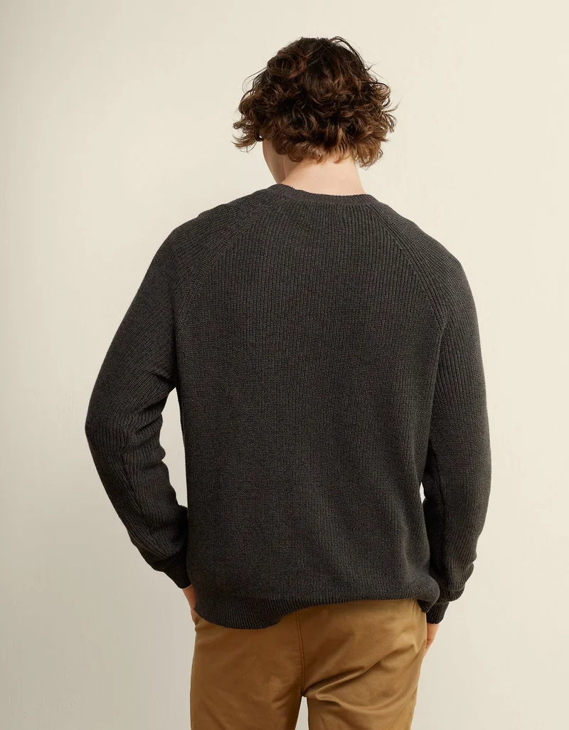 American Eagle  AE Shaker Stitch Sweater  | Best Price UAE