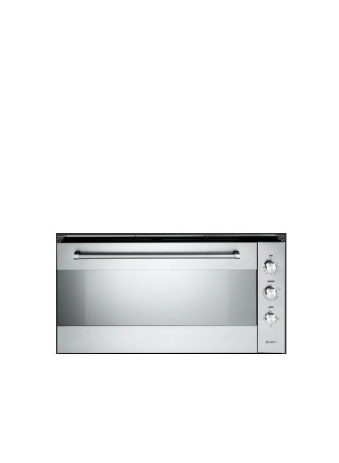 Elba Built-In Gas oven, 90 cm fan gas oven with 7 functions, 74 liters, Stainless steel-109-52XN