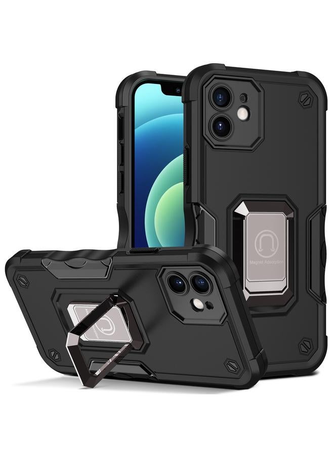 Zaboon Case For iPhone 11 Ring Holder Non-slip Armor Phone Case - Image 1