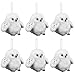 Niceup White Snowy Owl Stuffed Animals 6Pack 45in Wizard Party Favors Gift Birthday Decorations Small Bubo Scandiaca Plush Stuffy Keychains for Kids Backpack - Image 2